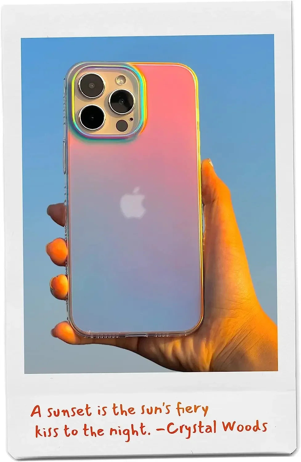 Fluorescent Iridescent Matte iPhone Case