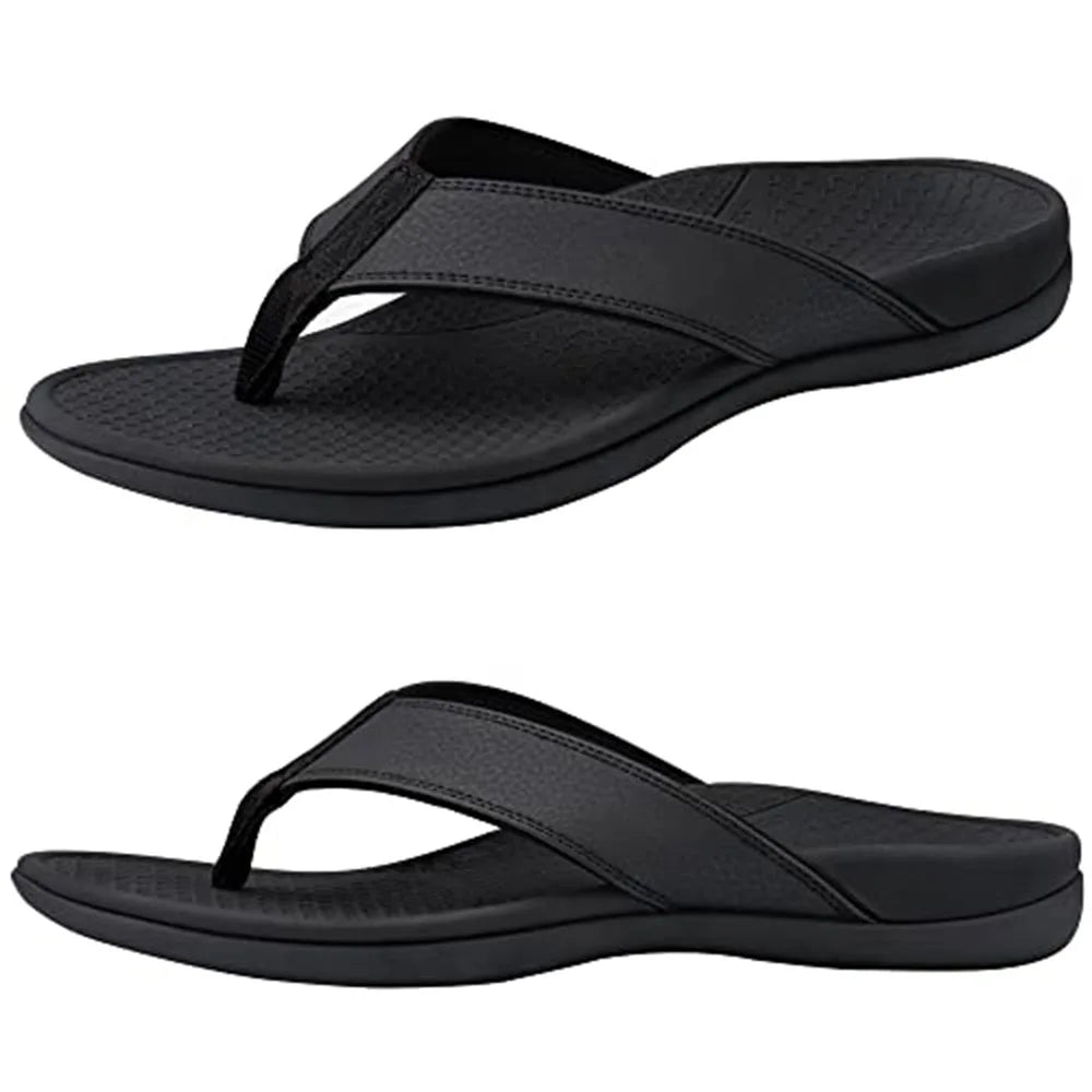 Orthopädische Flip-Flops für Herren mit Fußgewölbeunterstützung
