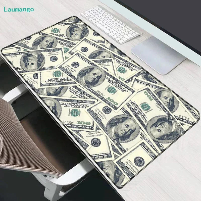 FTVAE Gaming Laptop Dollar Print Desk Mat