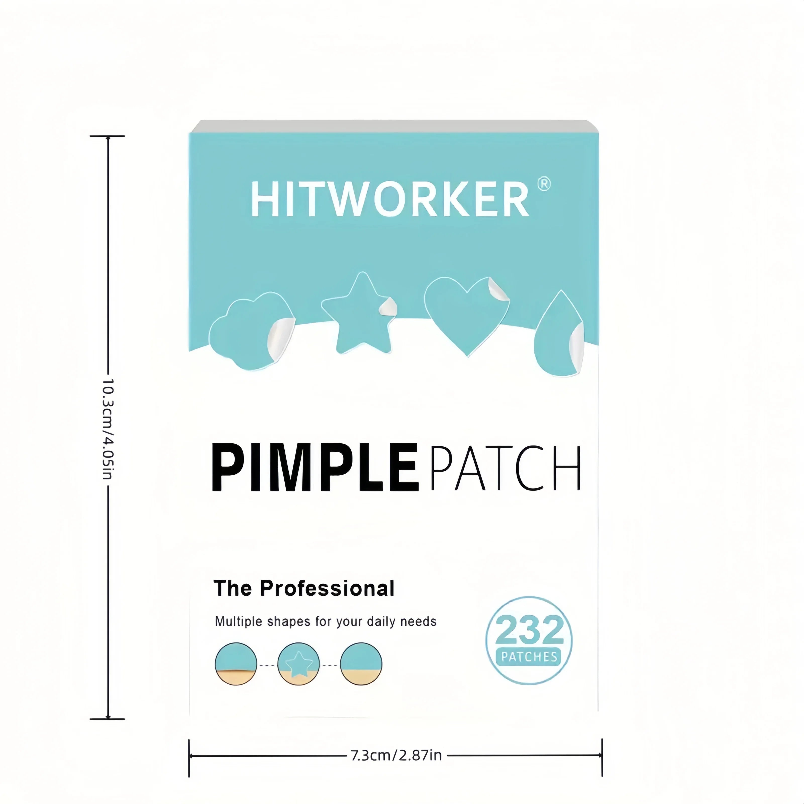 232 Stück unsichtbare Hydrokolloid-Akne-Pflaster