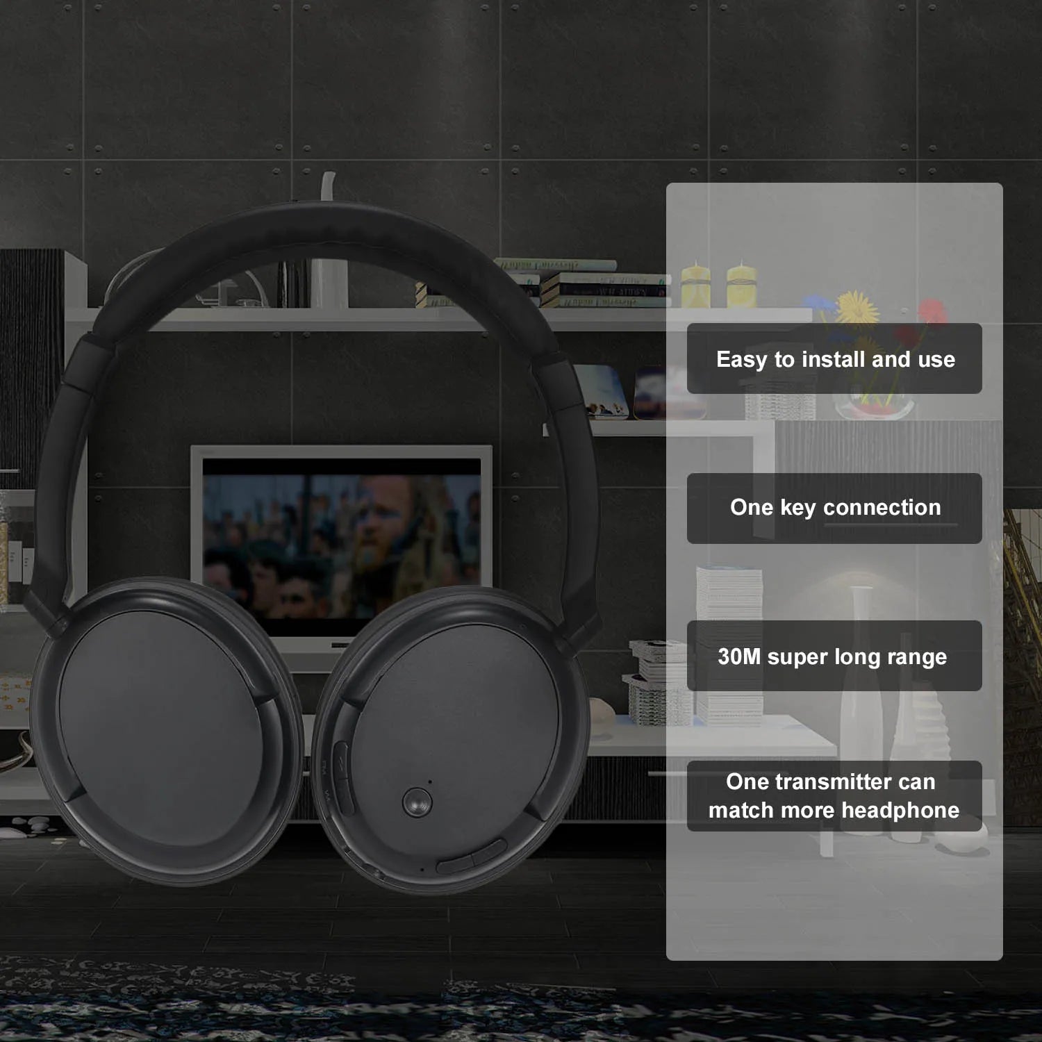 KST-900 FM Wireless Over-Ear Headphones