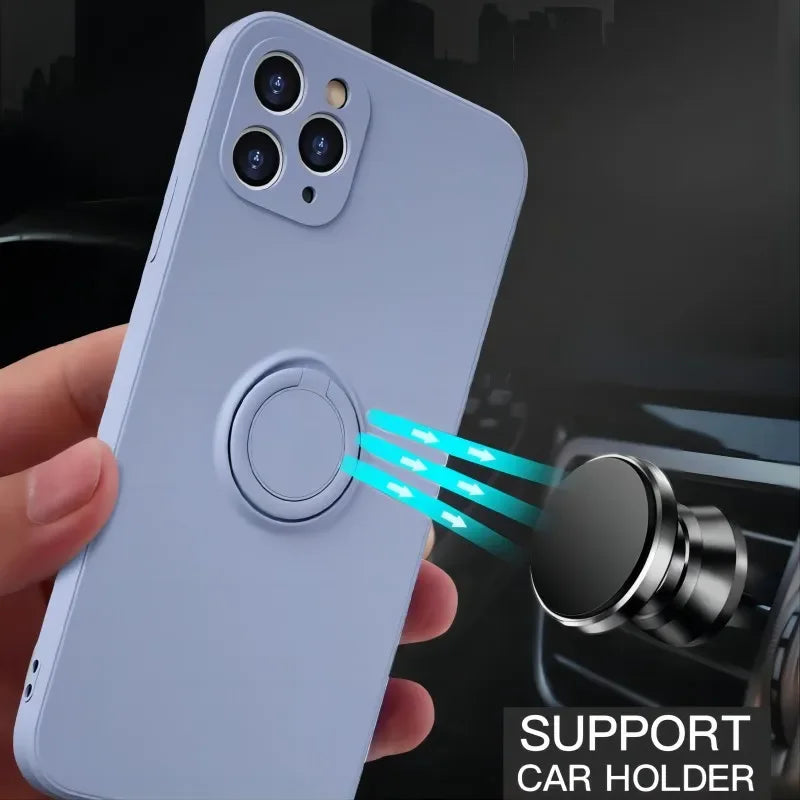 Luxury Magnetic Ring iPhone Case Cover