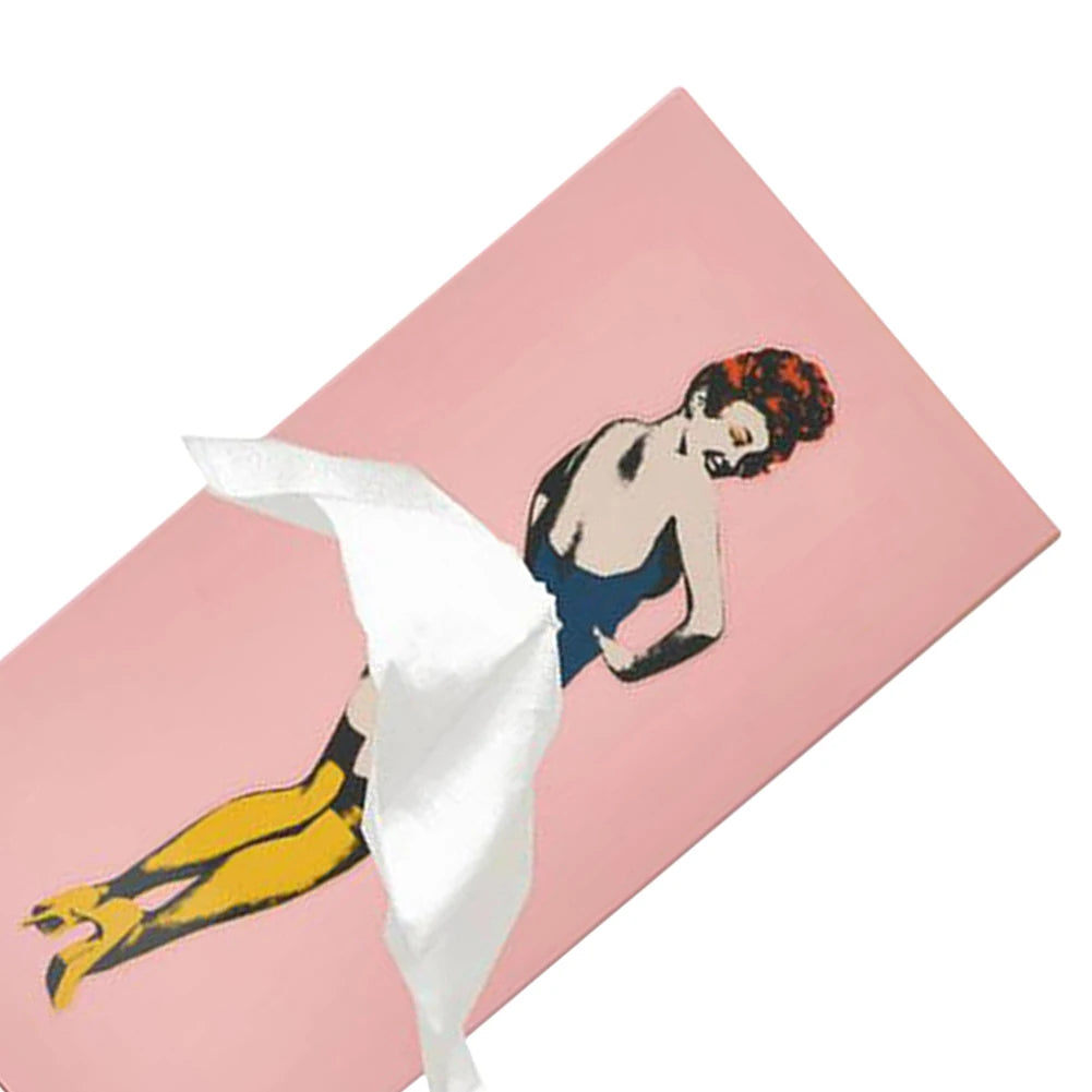 Classy Girl Retro Tissue Box Case