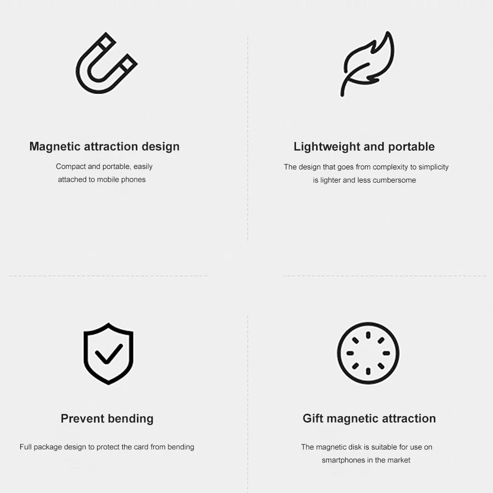 MagSafe Wallet Grip Stand for iPhone