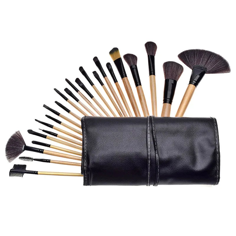 24-teiliges Make-up-Pinsel-Set mit Geschenktüte