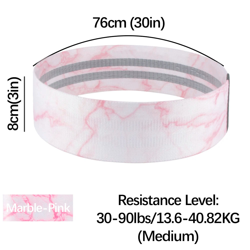 Fabric Booty Bands Long Resistance Set