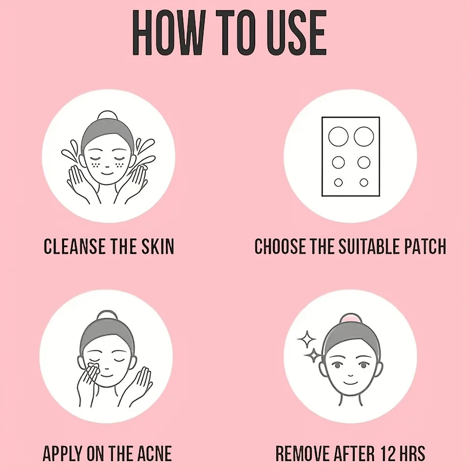 240pcs Colorful Star Acne Patch Set