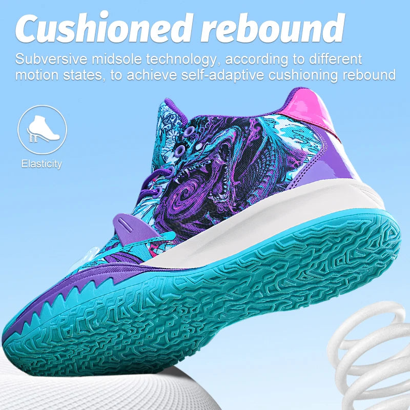 Rutschfeste, atmungsaktive Basketball-Sneaker für Herren