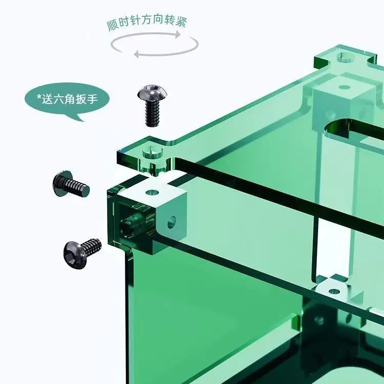 Acrylic Industrial Tissue Holder Box