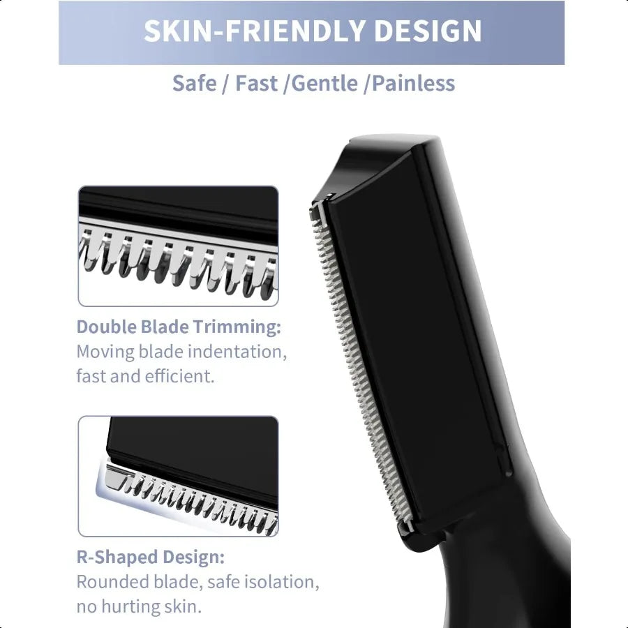 Electric Eyebrow Trimmer with LED Light