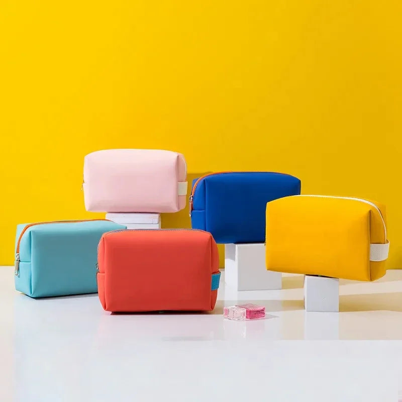 Wasserdichte Make-up-Tasche in Bonbonfarbe