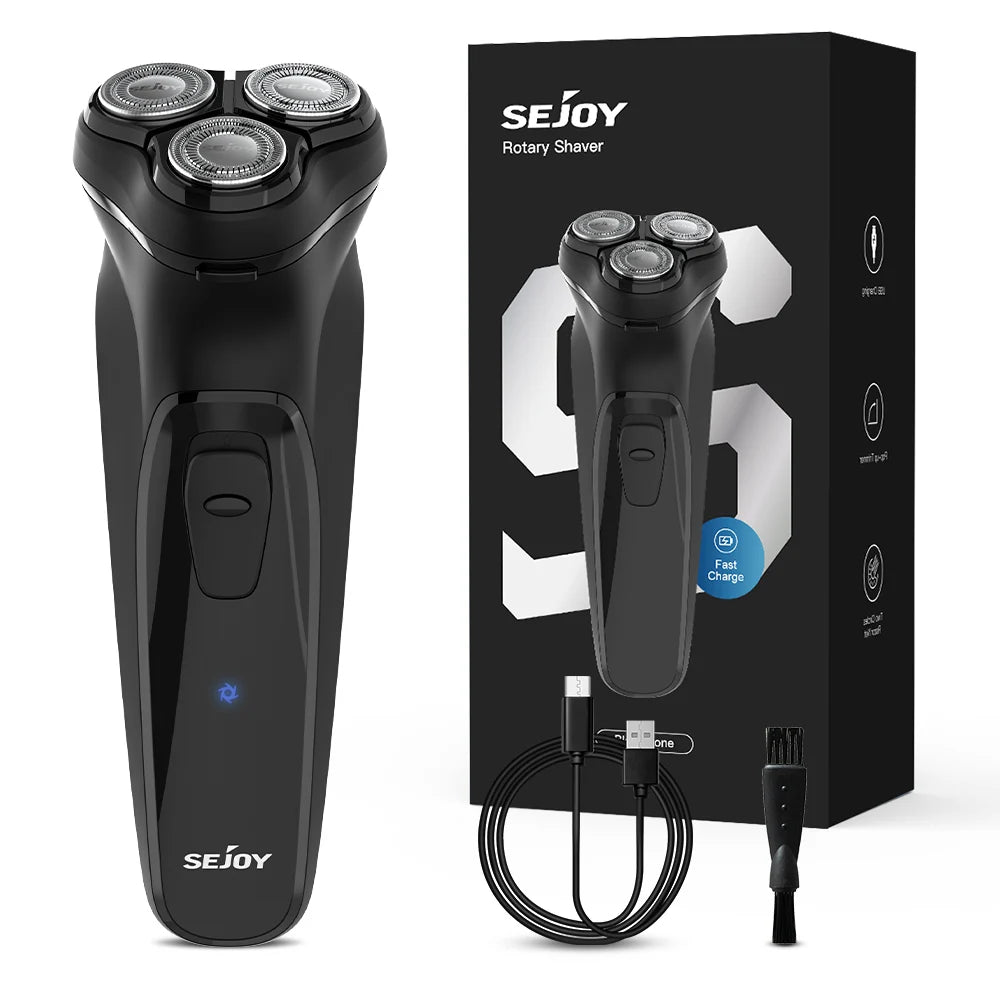 SEJOY Rechargeable Wet Dry Electric Shaver