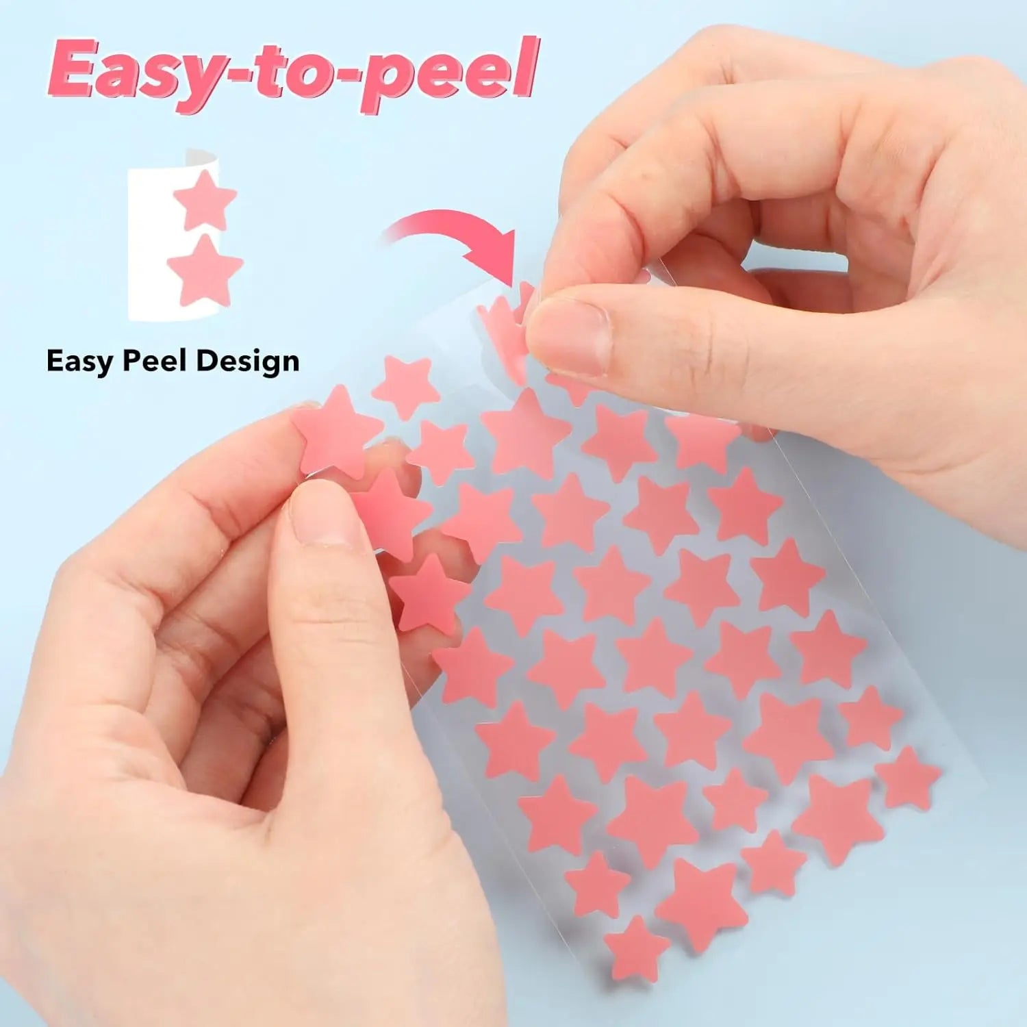 240pcs Colorful Star Acne Patch Set