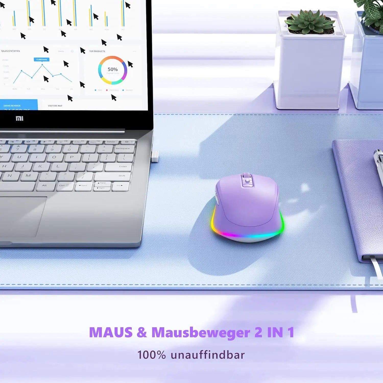 SEENDA LED Wireless Mouse Jiggler