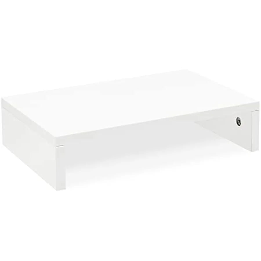 TEAMIX White Wood Monitor Stand Riser