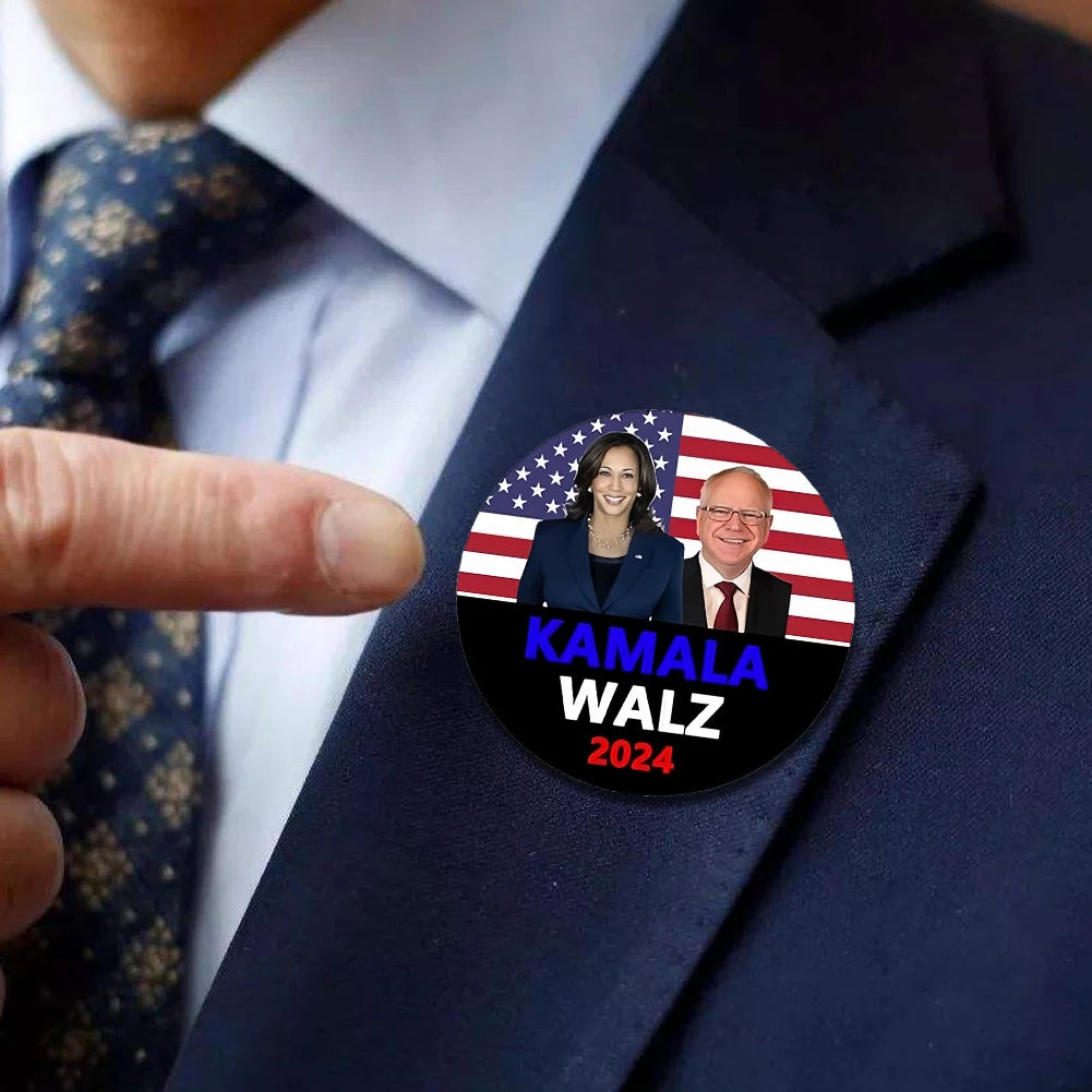 Harris Walz 2024 President Pin Brooch