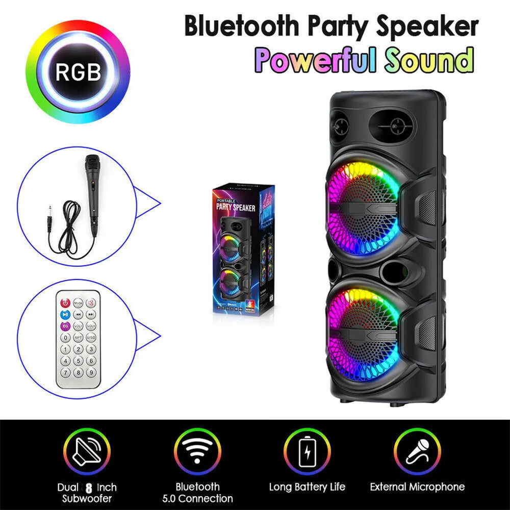 3000W Portable Bluetooth Bass Speaker