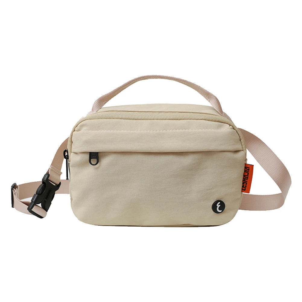 Unisex Nylon Multi-Pocket Bum Bag
