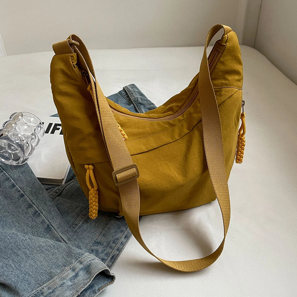 Soft Cloth Women's Crossbody Bag