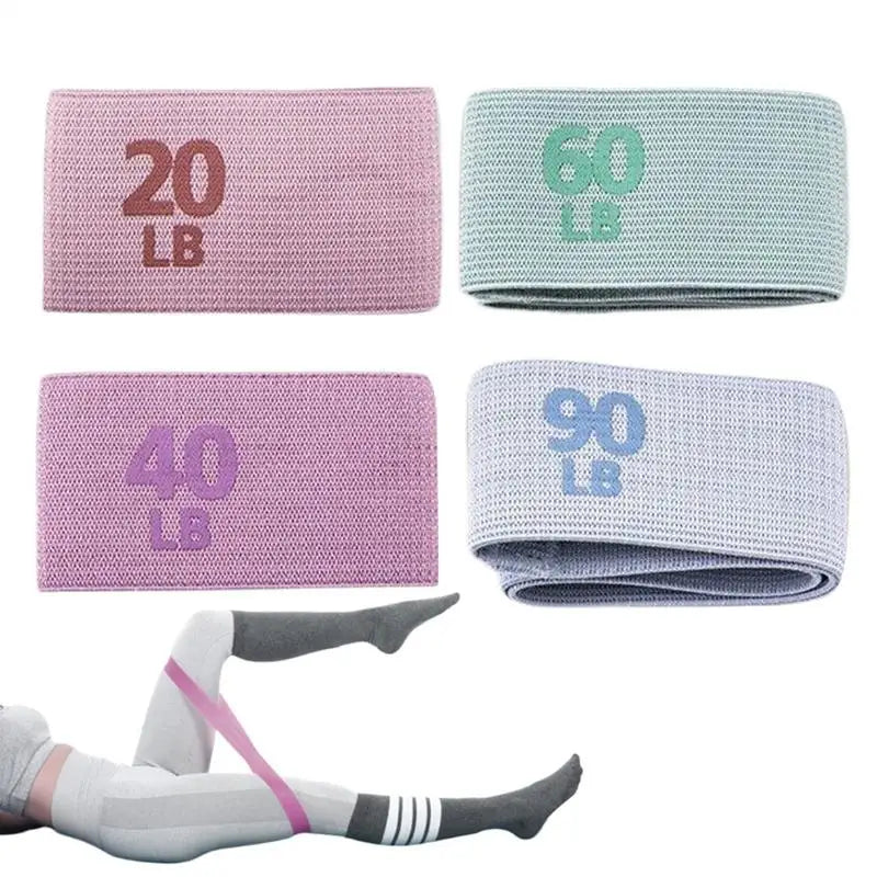 4-teiliges Übungs-Widerstandsbänder-Set