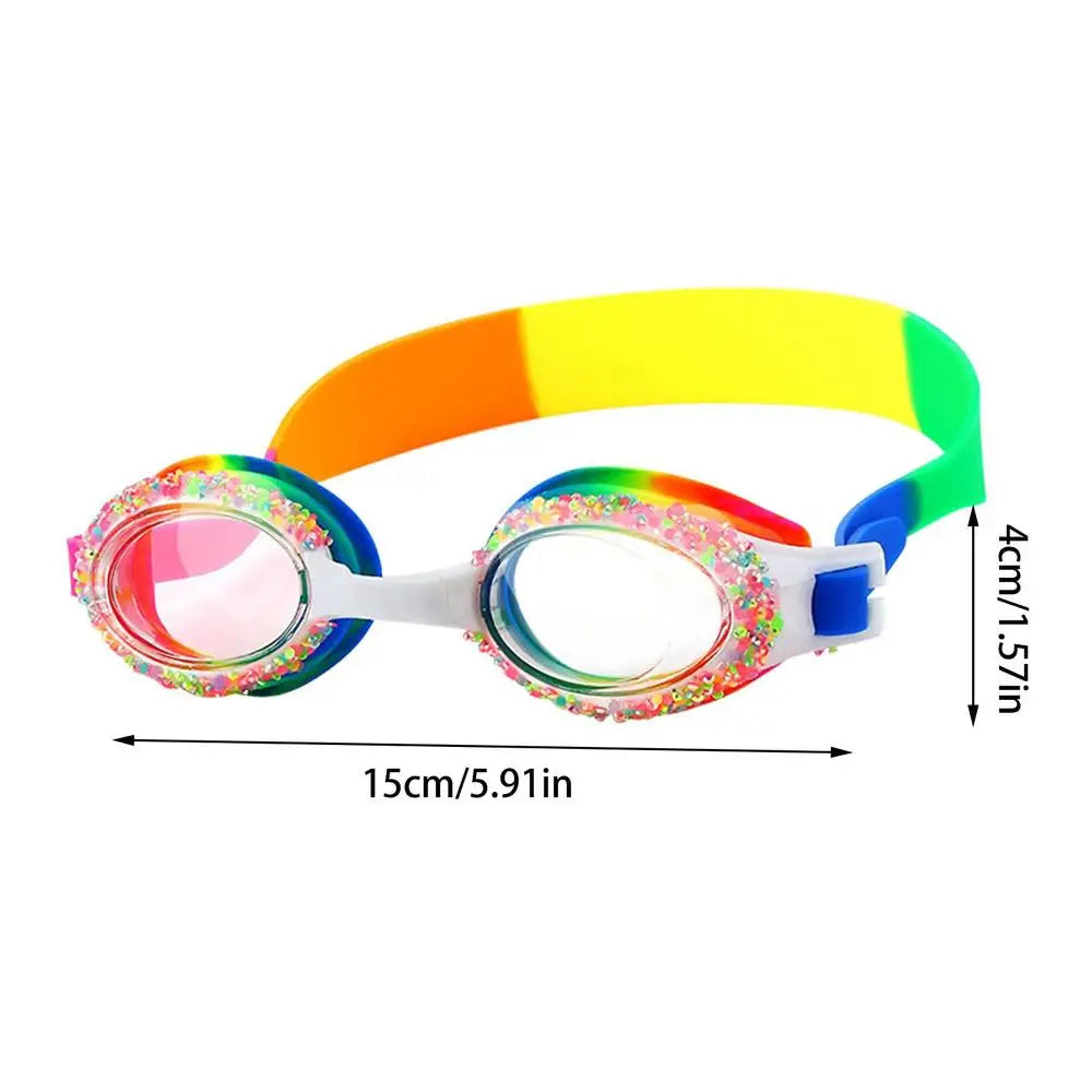 Kinder-Schwimmbrille mit Antibeschlag-UV-Passform