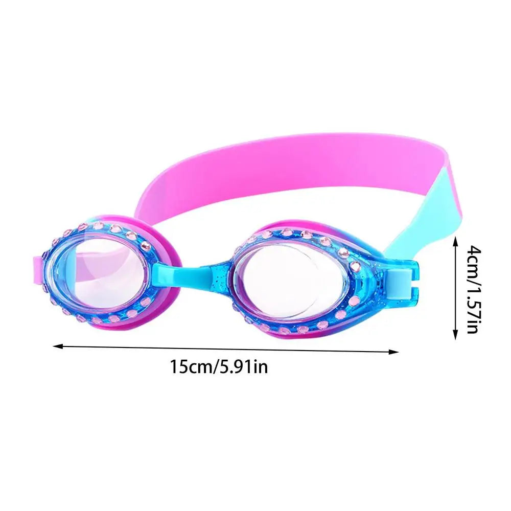 Kinder-Schwimmbrille mit Antibeschlag-UV-Passform