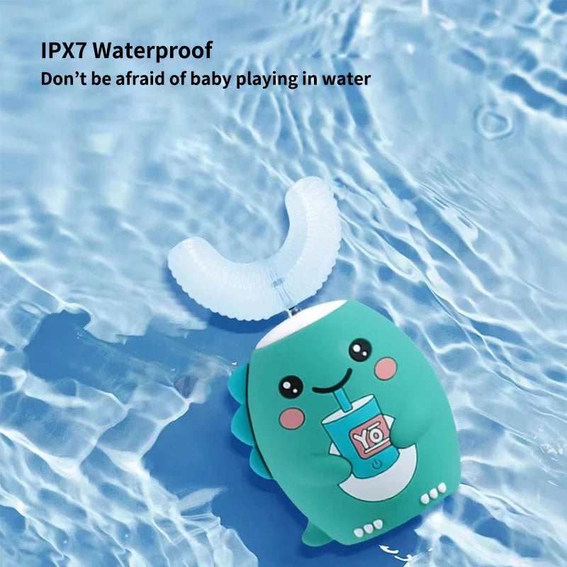 Elektrische 360°-Zahnbürste für Kinder in U-Form