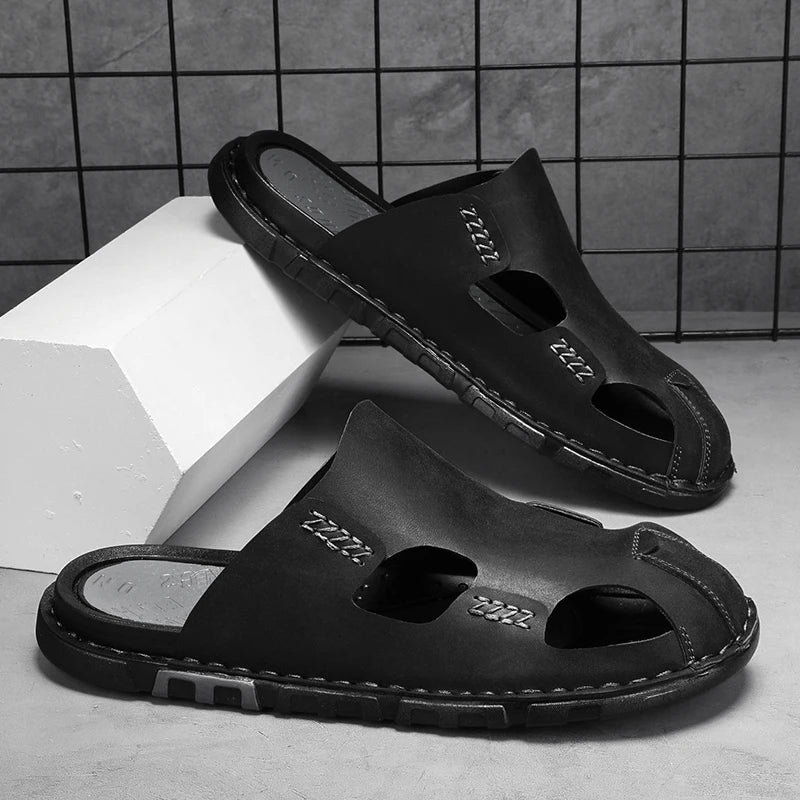 Luxus Leder Flip Flops Herren 2024