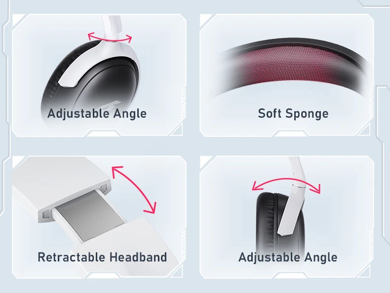 Picun G3 Wireless Gaming Headset Mic