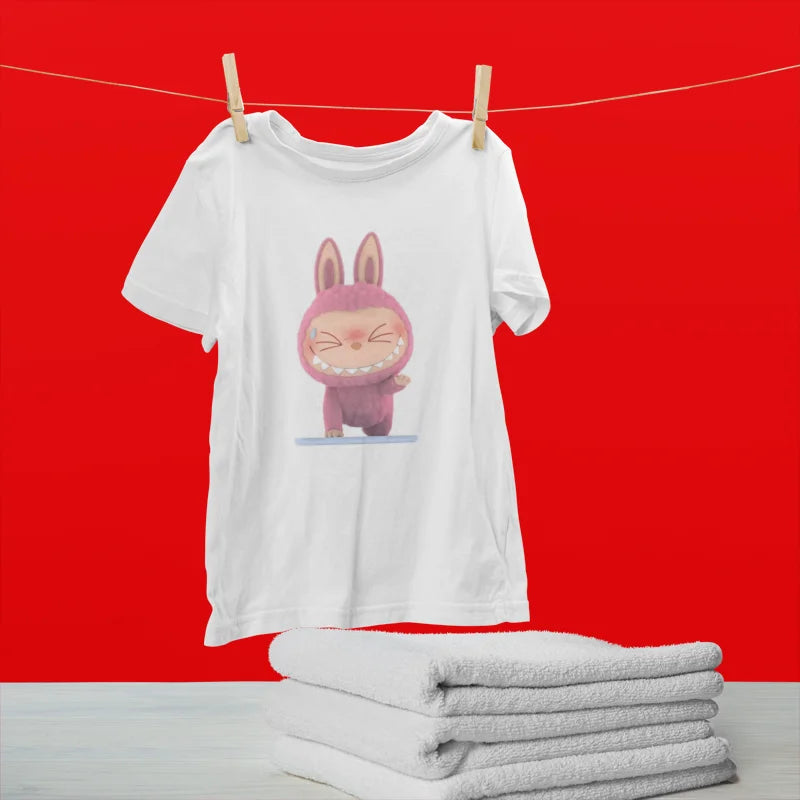 Bulala Shy Bunny Pink T-Shirt Design