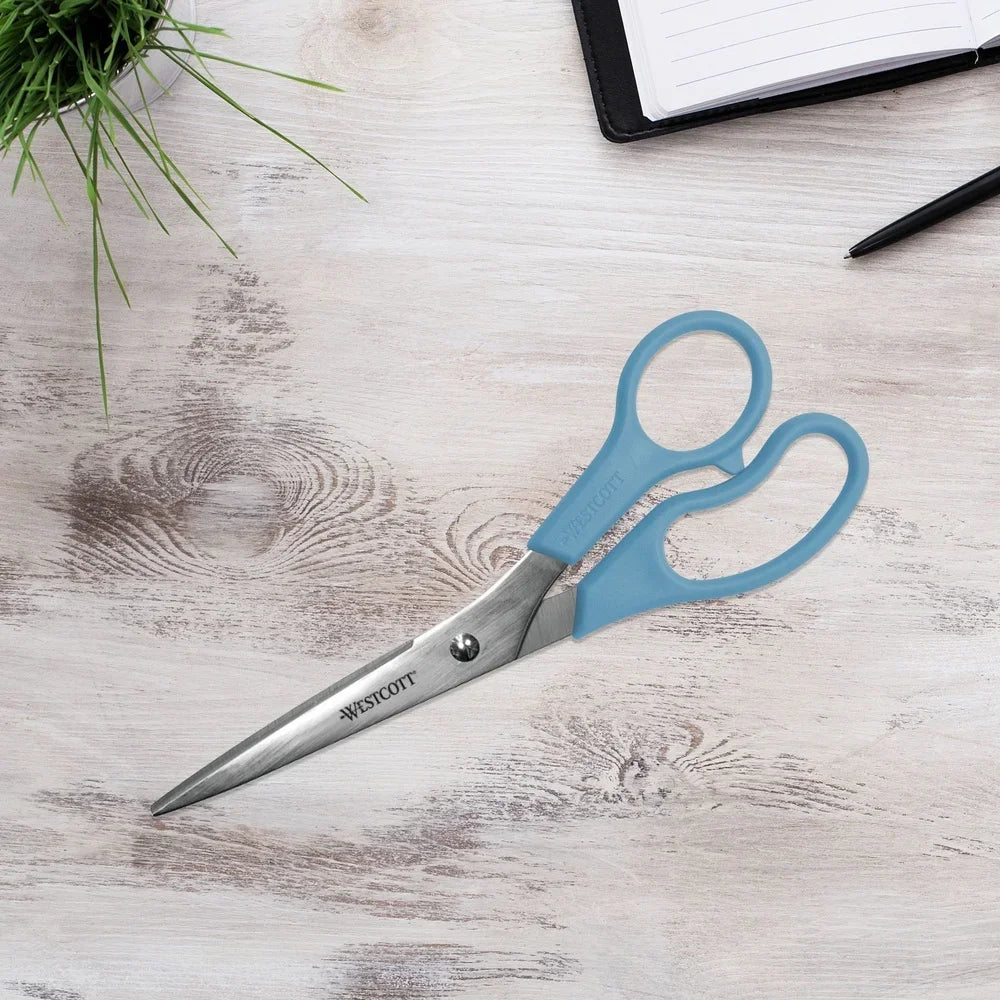 Durable 8" Stainless Steel Scissors 3 Pack