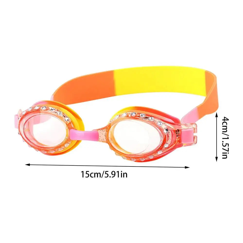 Kinder-Schwimmbrille mit Antibeschlag-UV-Passform
