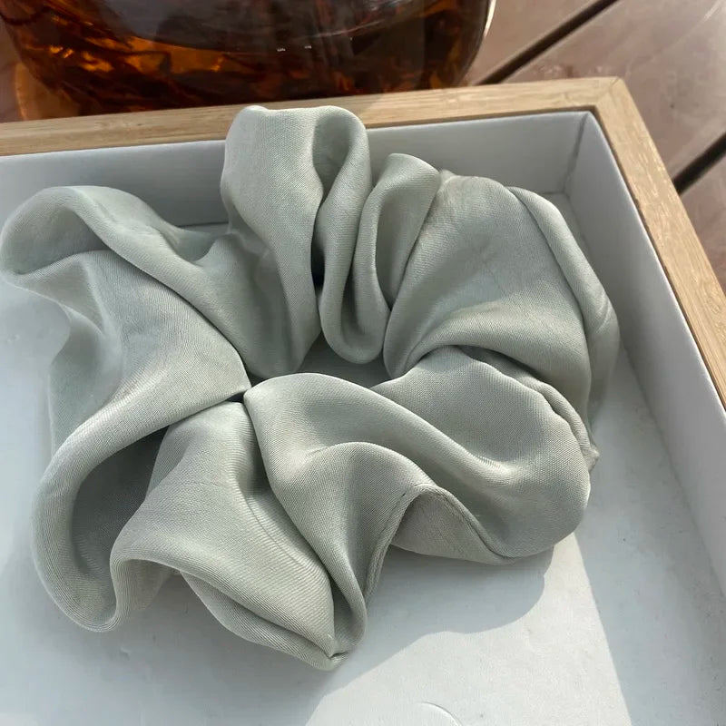 Elegant Satin Silk Hair Scrunchies