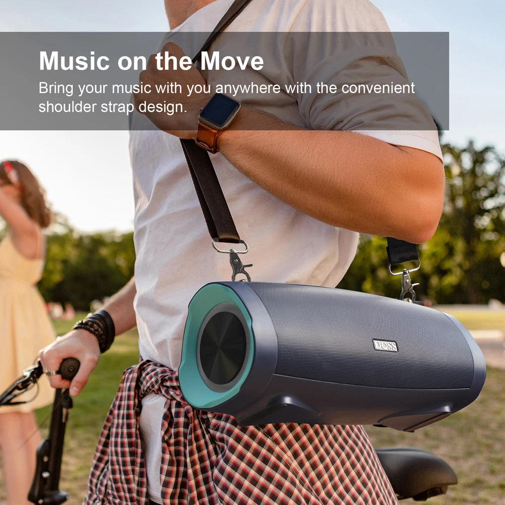 DOSS 70W Tragbarer Bluetooth-Lautsprecher Wasserdicht
