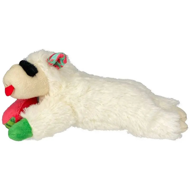 Lamb Chop Watermelon Plush Dog Toy 8"