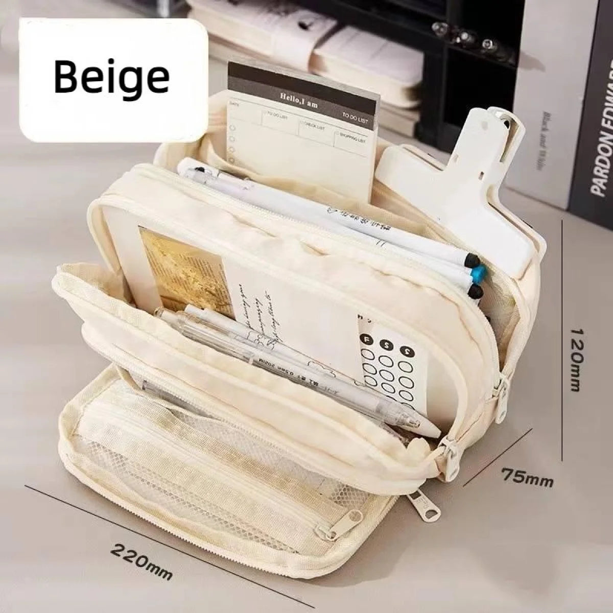 Large Capacity Pencil Case Pouch Bag