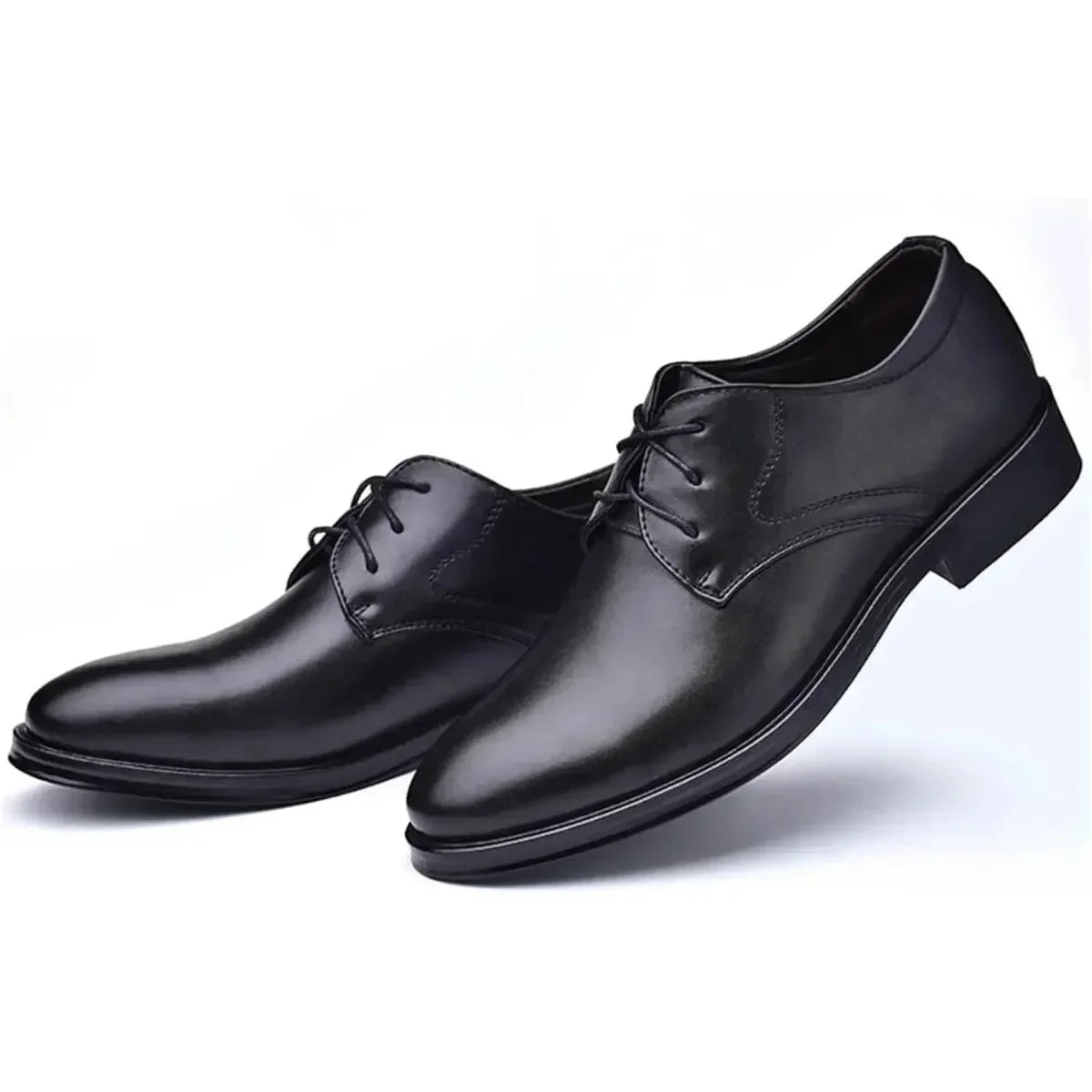 Klassische Oxford-Schuhe aus mattem Leder für Herren