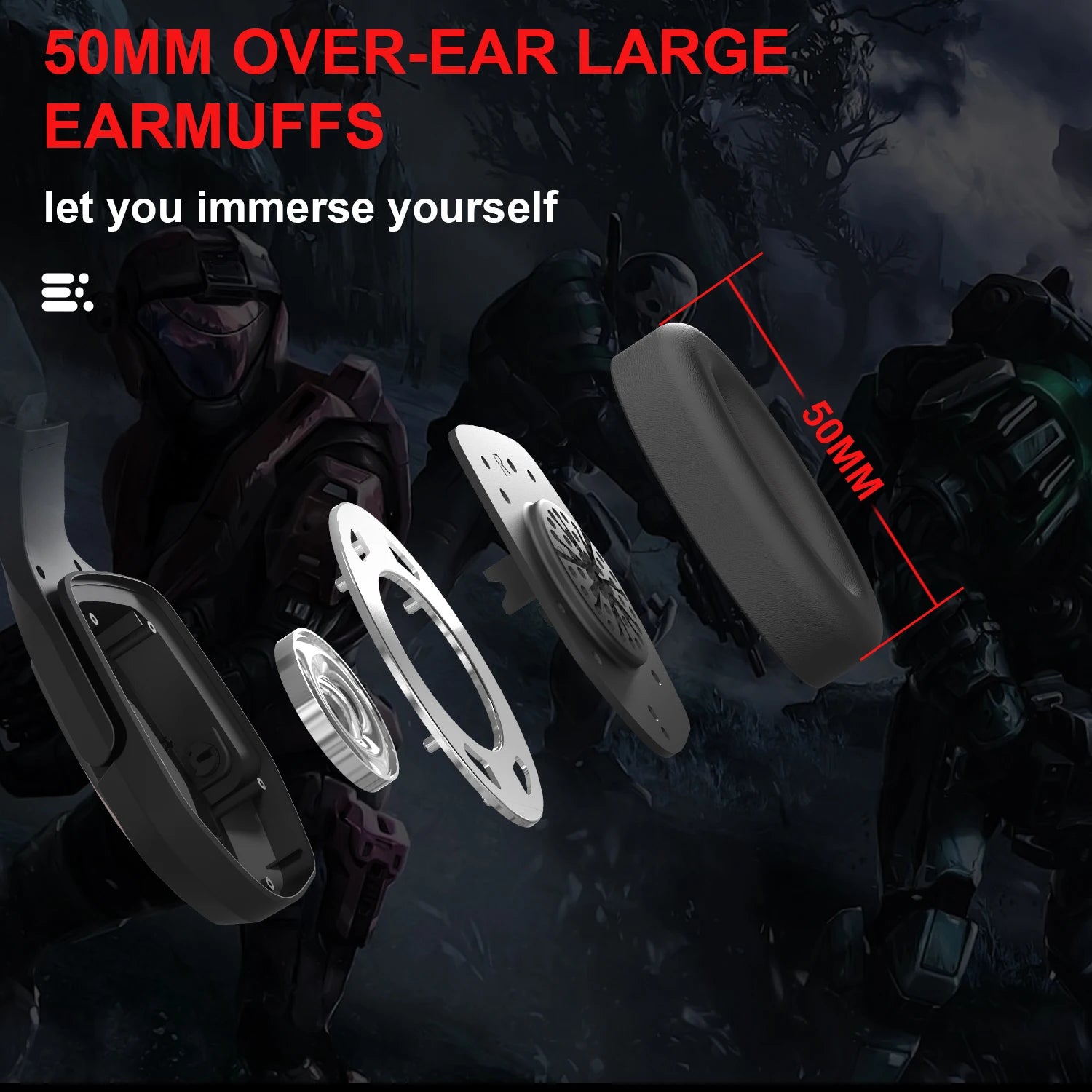 3.5mm Wired Gaming Headset with Mic