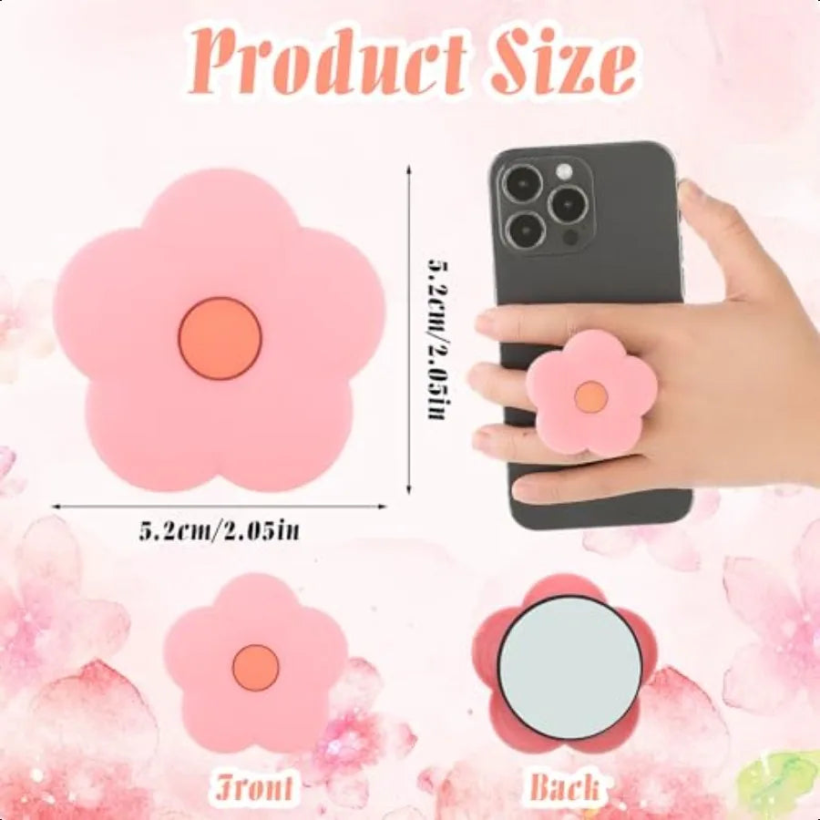 Daisy Flower Silicone Phone Grip Holder