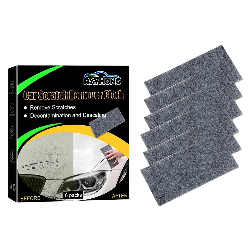 6 PCS Nano Sparkle Car Scratch Remover