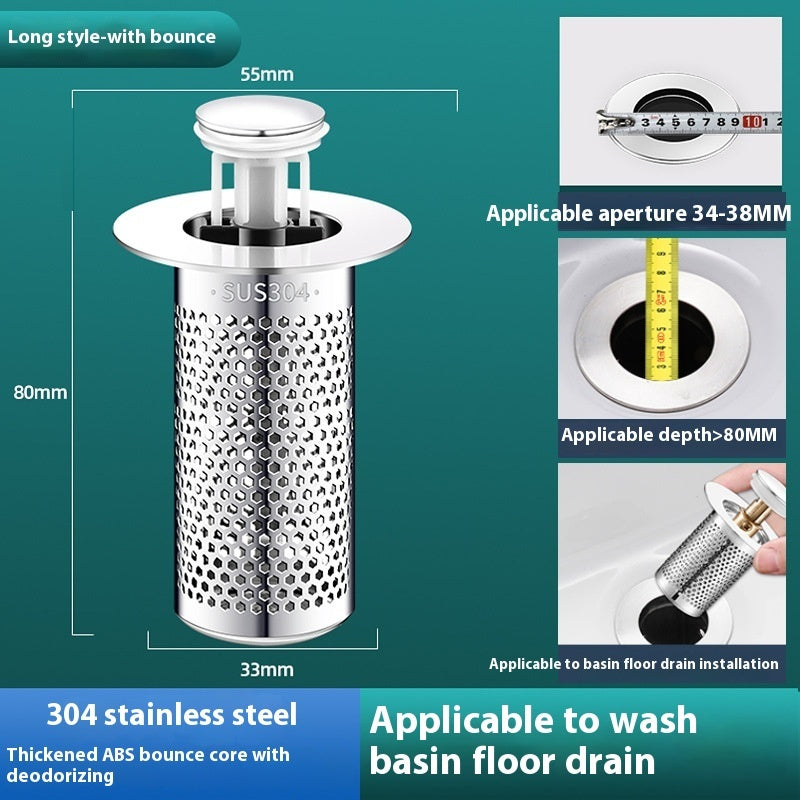 Washbasin Bounce Core Drainer Plug