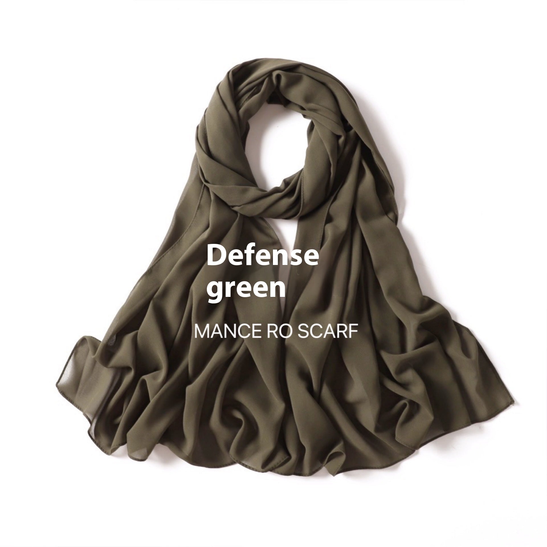 Perlen Chiffon Kopftuch Schleier Wickeltuch