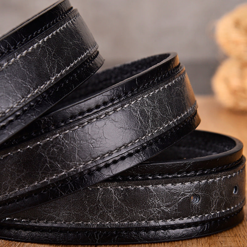 Ceinture décontractée à couleurs assorties pour hommes