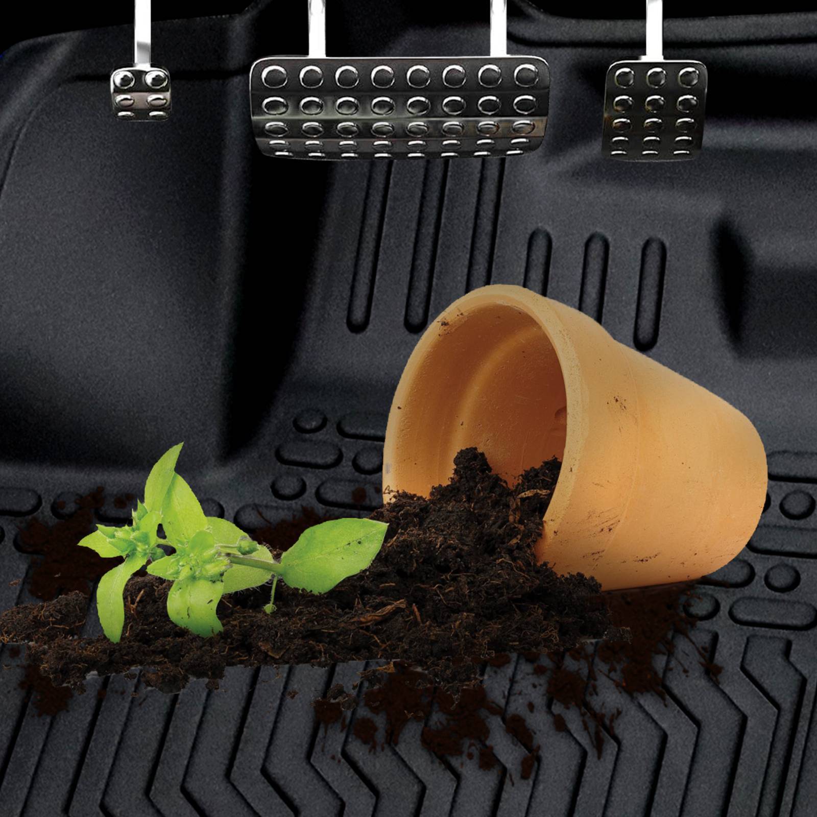 TPE-Gummi-Autofußmatten für GX460 und 4Runner