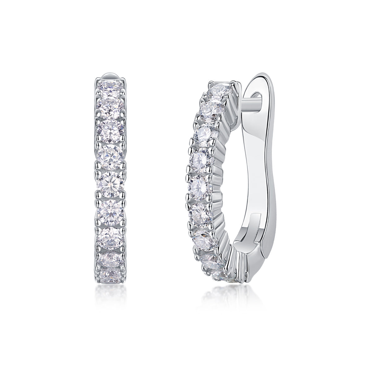 Modern Guide Diamant-Ohrstecker