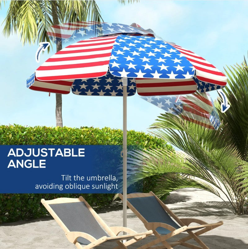Ventilated Folding Beach Travel Umbrella