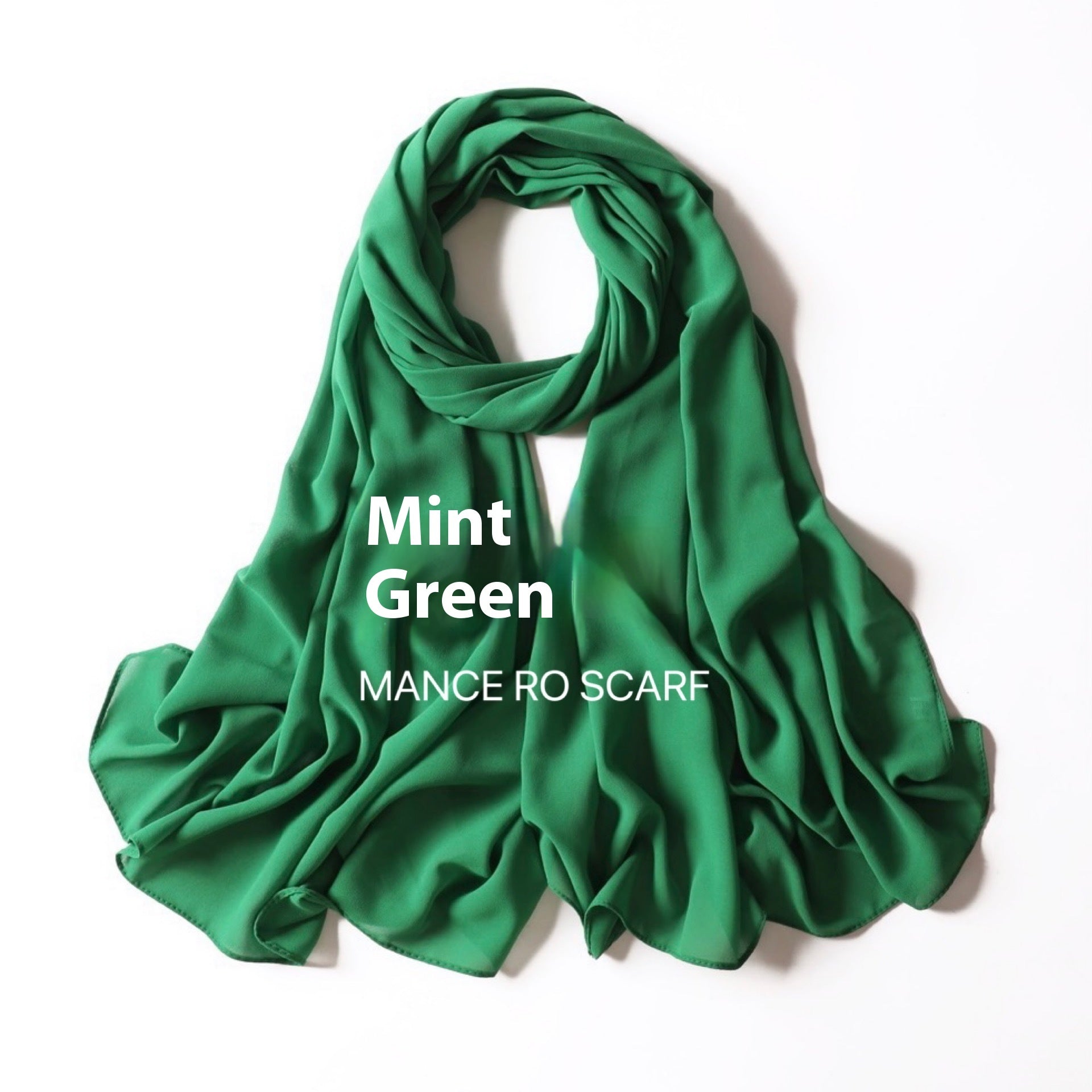 Perlen Chiffon Kopftuch Schleier Wickeltuch