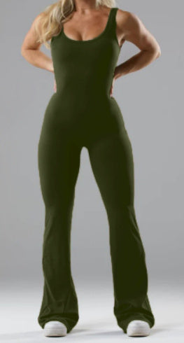 Combinaison slim dos nu à effet rehausseur de hanches