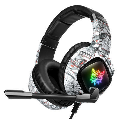 Gaming-Headset RGB Over-Ear mit Geräuschunterdrückung