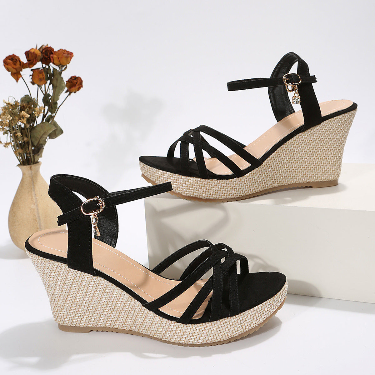 Damenmode Keil Persönlichkeit Sandalen